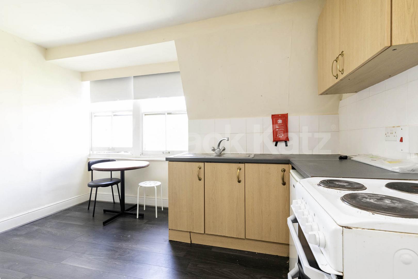 Beautiful bedsit set on the first floor of a period conversion Howitt Road, Belsize Park